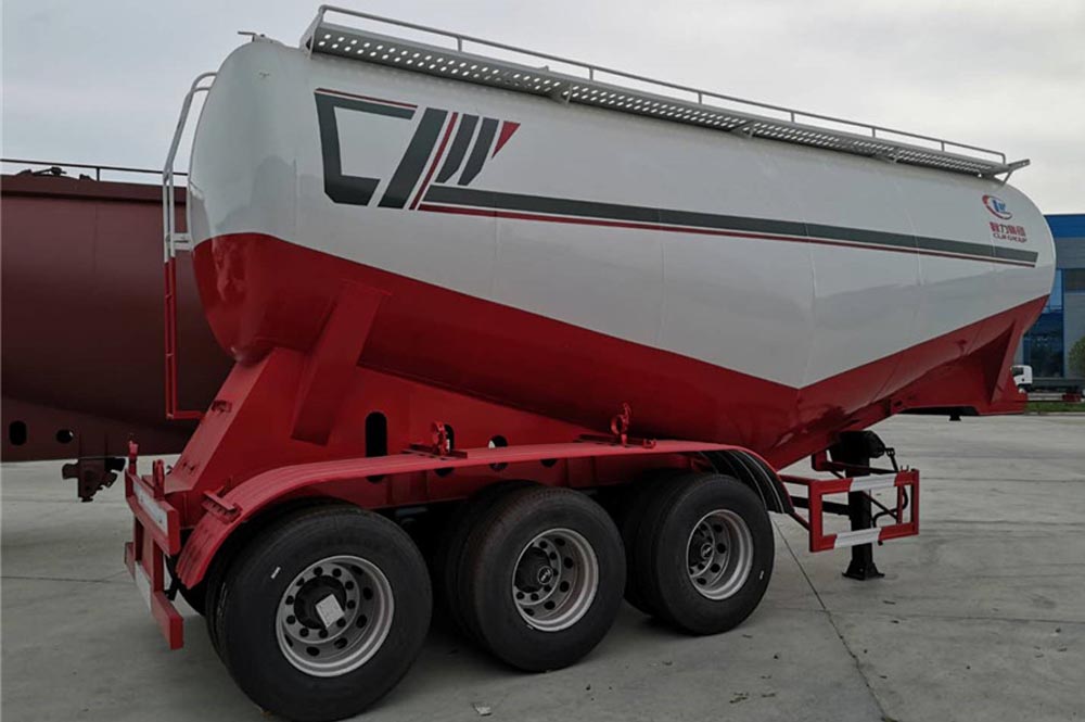 30方粉粒物料散裝水泥半掛車(chē)圖片2